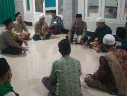 Kapolsek Kediri Perkuat Silaturahmi Jelang Ramadhan