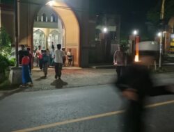 Pengamanan Tarawih di Labuapi: Polsek Pastikan Lalu Lintas Lancar