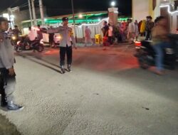 Demi Kenyamanan dan Kekhusyukan Beribadah, Polsek Maluk Beri Pengamanan Sholat Tarawih