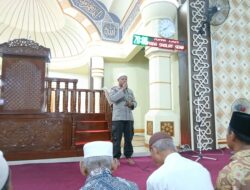 Sat Binmas Polres Bima Kota Gelar Ceramah Kultum dan Himbauan Kamtibmas di Masjid Agung Al-Muwahhiddin