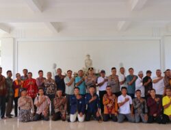 Kapolres Lombok Utara Kunjungi Vihara Dhamma Vinnaya Tanjung