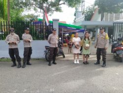 Minggu Kasih Polsek Rasanae Timur, Ibadah Umat Kristen Berjalan Lancar