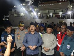 Kapolres Bima Kota Dampingi Gubernur NTB Tinjau Arus Mudik di Pelabuhan Bima