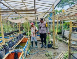 Polri Terlibat Aktif dalam Ketahanan Pangan Nasional melalui Kegiatan Sambang di Lombok Barat