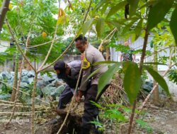 Pentingnya Ketahanan Pangan: Bhabinkamtibmas Kuripan Utara Berkunjung ke Dusun Pelulan