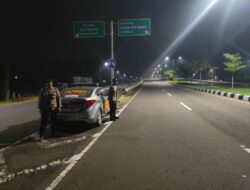 Polsek Kediri Gelar Patroli Blue Light Cegah Kriminalitas dan Balap Liar