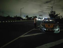 Polisi Kediri Antisipasi 3C dan Begal Lewat Patroli Blue Light
