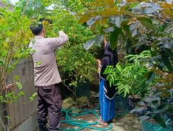 Polsek Labuapi Aktif Dorong Warga Manfaatkan Pekarangan untuk Ketahanan Pangan