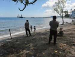 Patroli Polsek Gerung di Bank, Pantai, dan PLTU Pastikan Keamanan Masyarakat