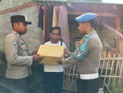 Peduli Sesama, Polres Lobar Bagikan Sembako ke Masyarakat Terdampak