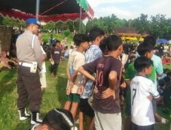 “Polsek Kuripan Amankan Pagelaran Peresean Yayasan Pesaja dengan Pengamanan Ketat