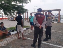Patroli Intensif Polsek Sekotong Amankan Wisatawan Dermaga Tawun