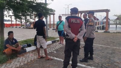 Patroli Intensif Polsek Sekotong Amankan Wisatawan Dermaga Tawun