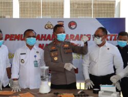 Polres Bima Kota Musnahkan 62,90 Gram Sabu Hasil Pengungkapan 63 Tersangka