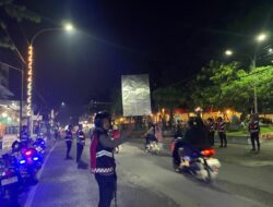 Sat Samapta Polres Bima Kota Gelar Patroli Blue Light dan Rawan Malam, Cegah Gangguan Kamtibmas