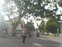 Sat Lantas Polres Bima Kota Laksanakan Kegiatan Rawan Pagi/Strong Point, Berikan Himbauan kepada Pengguna Jalan