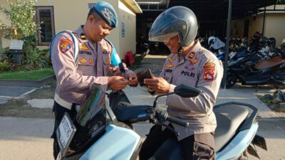Propam Polres Lombok Barat Gelar Gaktibplin, Pastikan Disiplin Anggota Terjaga
