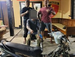 Polsek Utan Ringkus Pelaku Curanmor, Amankan Barang Bukti Dari Gudang Sarang Walet