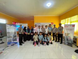 Polres Lombok Barat Edukasi Pelajar SMP Tentang Keselamatan Berkendara