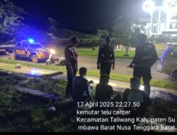 Sat Samapta Polres Sumbawa Barat Rutin Laksanakan Patroli Dialogis Cegah Gangguan Kamtibmas