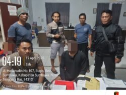 Polsek Moyo Hulu Amankan Seorang Pria Terduga Pelaku Pencurian Sapi