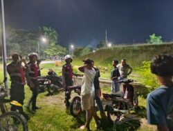 Cegah Gangguan Kamtibmas, Sat Samapta Polres Sumbawa Barat Gelar Patroli Skala Besar