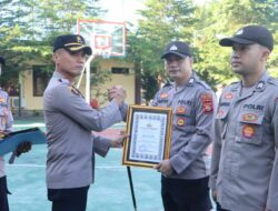 7 Personil Diberikan Reward Oleh Kapolres Lombok Utara