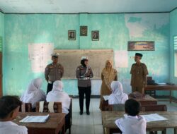 Satlantas Polres Bima Kota Gelar Sosialisasi Kamseltibcarlantas di SMPN 2 Kota Bima