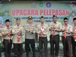 Kapolres Kepulauan Meranti Lepas Puluhan Peserta Jambore Karhutla 2025