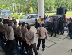 Polres Sumbawa Barat Kawal Ketat Aksi Unjuk Rasa FPT, Pastikan Situasi Tetap Kondusif