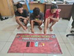 Sekongkol Beli Sabu, Tiga Remaja Ditangkap Polisi