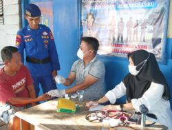 Polairud Dompu Gelar Klinik Terapung, Layani Kesehatan Warga Pesisir Calabai