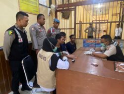 Si Dokkes Polres Bima Kota Laksanakan Pemeriksaan Kesehatan Rutin terhadap Tahanan