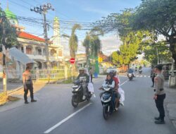 Sat Samapta Polres Bima Kota Laksanakan Rawan Pagi, Cegah Kemacetan dan Lancarkan Arus Lalu Lintas