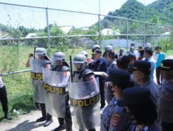 Polres Sumbawa Barat Beri Pengamanan Juru Sita Pengadilan Negeri Sumbawa pada Eksekusi Rumah dan Lahan