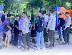 Minimalisir Gangguan Harkamtibmas, Polsek Rasanae Barat Rutin Laksanakan Patroli Blue Light