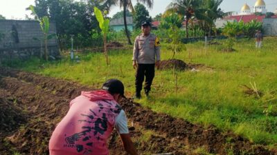 Polsek Labuapi Dukung Program Ketahanan Pangan Melalui Bhabinkamtibmas