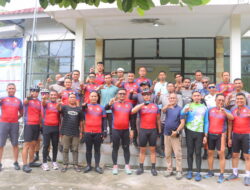 Gowes Kamtibmas Jilid 7”, Polres Lombok Utara Hadirkan Polisi Humanis Lewat Pedal Sepeda