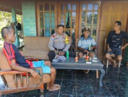 Bhabinkamtibmas Polsek Woha Sambang Kamtibmas Humanis, Tokoh Agama dan Masyarakat: Terimakasih Polis