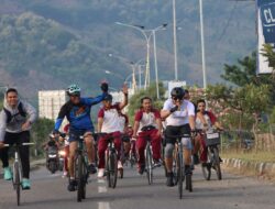 Jaga Kesehatan dan Keakraban, Kapolres Bima Kota Gowes Bersama PJU dan Personel