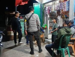 Jaga Keamanan dan Ketertiban Masyarakat di Wilayah Hukumnya, Polsek Donggo Optimalkan Patroli KRYD Malam Hari