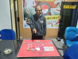 Kerap Edarkan Narkotika di Tarano, Seorang Pria Diamankan Pihak Kepolisian