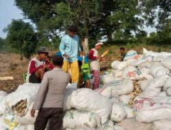 Rutin Membantu Kegiatan Petani, Bhabinkamtibmas Polsek Soromandi Dukung Ketahanan Pangan Nasional