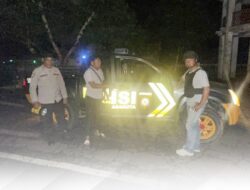 Respons Cepat Isu Viral di Medsos, Polsek Asakota Polres Bima Kota Pastikan Keamanan Lewat Patroli Blue Light
