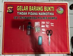 Satresnarkoba Polres Dompu Amankan Terduga Pengedar Sabu di Kempo