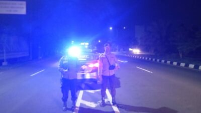 Patroli Rutin Polsek Labuapi, Cegah 3C dan Peredaran Narkoba