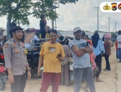 Hari Libur, Polsek Lambu Laksanakan Patroli di Obyek Wisata Pantai Lariti