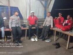 Polsek Rhee Gencar Patroli Malam, Antisipasi Premanisme di Wilayah Rawan