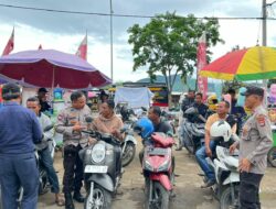 Satgas Preemtif Beri Himbauan dan Lakukan Penanggulangan Aksi Premanisme di Pasar Amahami