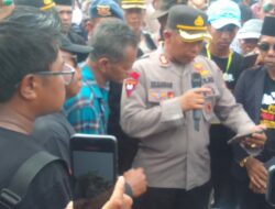 Kapolres Sumbawa Barat dan Kapolres Sumbawa Pimpin Pengamanan pada Aksi Unjuk Rasa Pembentukan Provinsi Pulau Sumbawa